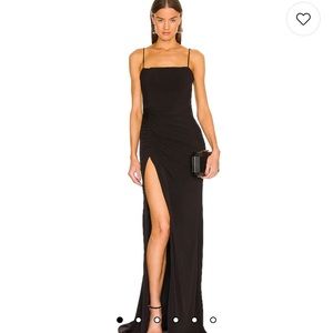 Revolve Black Dress- Great Kate Gown in Black